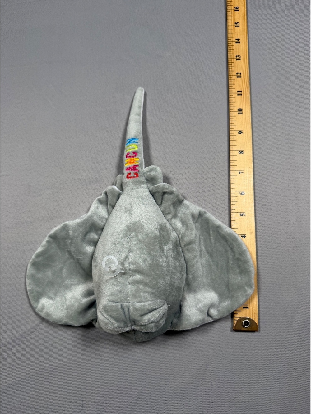Gray stingray plush toy - Picture 7 of 7